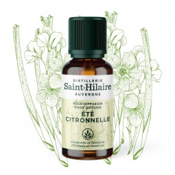 Synergie d'huile essentielles à diffuser Été Citronnelle