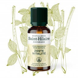 Synergie d'huile essentielles à diffuser Zeste vitalité