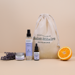 Rituel du soir avec le Coffret Nuits Paisibles aux plantes et huiles essentielles apaisantes